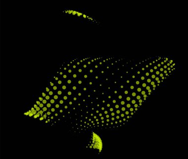 Sunum için matematik akış şablonu. Parçacıkların düzenlilik alanını vurgulayan ışık yayan çizgiler. Sinüzoidal bilim emretti. Büyük bir veri akışı işleniyor. Gizemli sihirli noktalar kayboluyor.