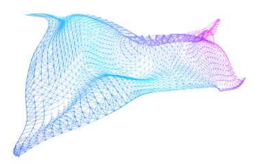 Network lines. Net wave information flow. Scientific paradigm solutions future. Forward vision progress. Big data cells deep development analysis foresight conference background banner. Screen back.