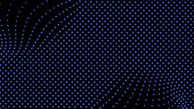 Kubbe şekilli çıkıntı kısmı, yüzey üzerindeki üç boyutlu bozulma illüzyonu için örgü gerilerek oluşturuldu. Ekran medyası video gezisi. Ağ LCD görüntüsü. Boyut boyutu farklı delik alanı ölçeklendir