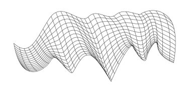 Net flying waving. Texture wave textile. Fabric square cells of sea wind. Vector illustration rolling hills. Flag windy stream flow. Network structure surface checkered background sport lines border.