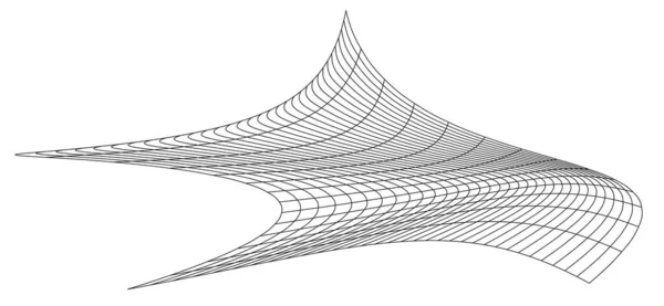 Летающие Сетки Текстиль Текстурных Волн Ткань Квадратные Клетки Морского Ветра — стоковый вектор