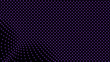 Kubbe şekilli çıkıntı kısmı, yüzey üzerindeki üç boyutlu bozulma illüzyonu için örgü gerilerek oluşturuldu. Ekran medyası video gezisi. Ağ LCD görüntüsü. Boyut boyutu farklı delik alanı ölçeklendir