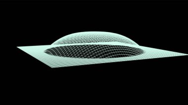 Dağ gibi kabarcıklar. Hill, küresel çıkıntı. Noktalardan oluşan yarımküre. Parçacık boyutu ses dalgası. Kürenin bir kısmı kutup tepesi küre yüzeyini etkiler. Büyük veri akışı hesaplaması.