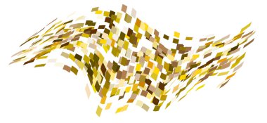 Dağınık kare parçacıkları süsü. Mozaik uçuş rüzgarı. Rüzgâr hücre duvarını yok etti. Uçuş renkli fayanslar akış yönüne doğru akar. Yaprak tek parça halinde düşer. Çarpışan renkli yüzey.