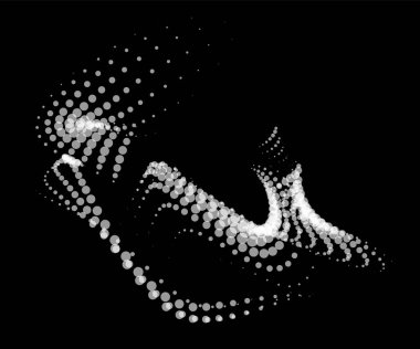 Sunum için matematik akış şablonu. Parçacıkların düzenlilik alanını vurgulayan ışık yayan çizgiler. Sinüzoidal bilim emretti. Büyük bir veri akışı işleniyor. Gizemli sihirli noktalar kayboluyor.