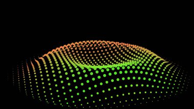 Soyut dalga biçimi ağı titreşen delik noktaları düğümler sancak direnci enerji enerjisi büyük veri teknolojisi