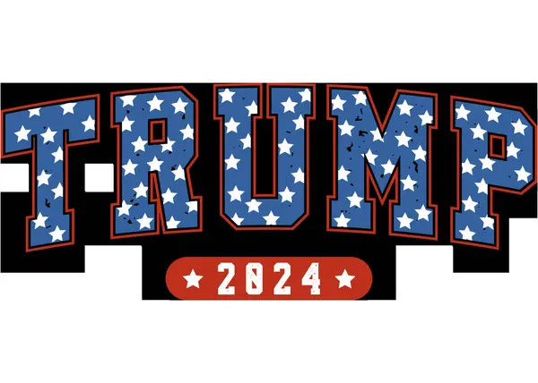 Trump altyazı yazdı. Amerika 'yı geri al Trump 2024. Yüksek kalite fotoğraf