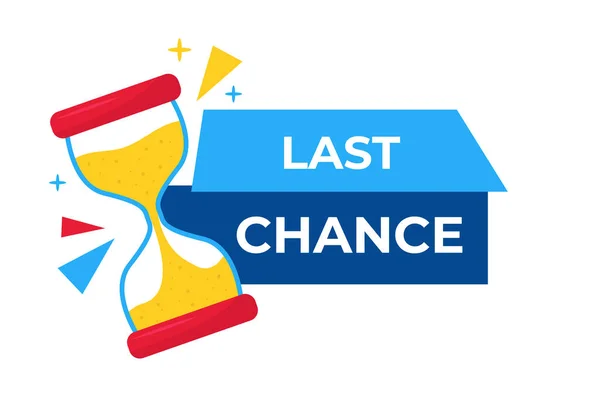 Vektör pankartı geri sayım rozeti. Son kez ikon sunar. Son şans, son gün reklam indirimi. Beyaz arkaplanda kum saati.