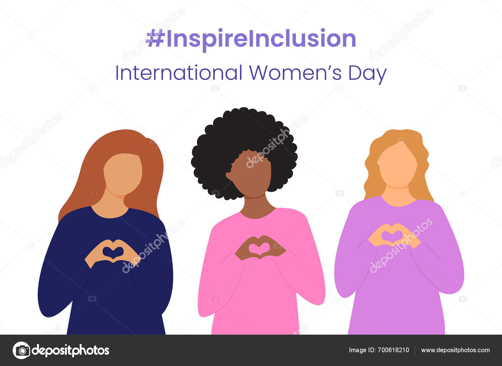 Inspire Inclusion Slogan International Womens Day March 2024 Iwd World