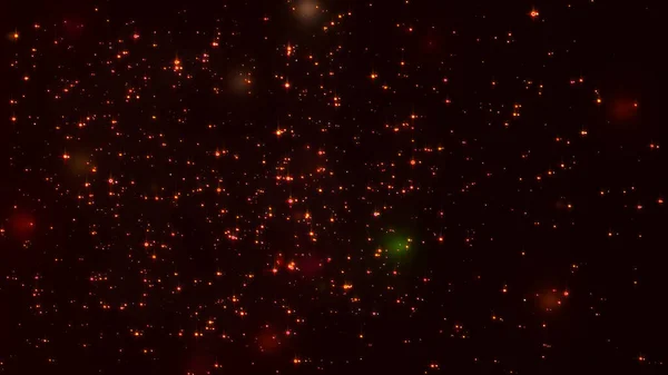 Зоряне Поле Фону Яскравих Зірок Галактик Частинок Безшовній Петлі Частина — стокове фото