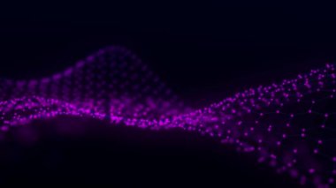 Geleceğin altıgen arka planı. Soyut teknoloji geçmişi. Teknoloji konsepti. Büyük veri. Üç boyutlu. 4k animasyon.