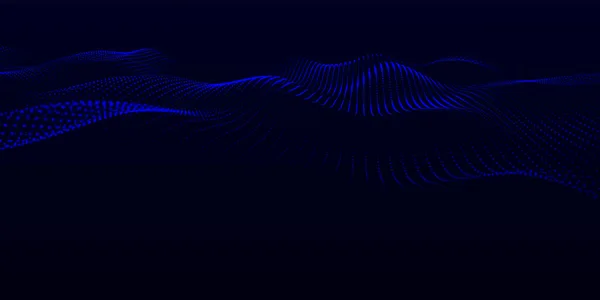 Abstract Futuristic Background Big Data Visualization Network Connection Data Transfer — ストックベクタ