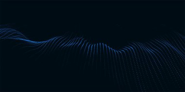 Abstract futuristic background. Big data visualization. Network connection. Data transfer. Vector illustration. 3d rendering.