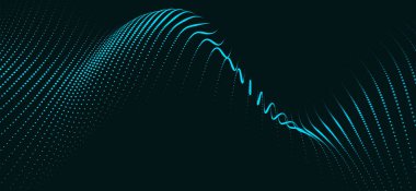 Particle tornado, motion Background. Abstract background with connecting dots. Vortex. Whirlpool bright of mixed particles of, flying on dark background. Dynamic bright particles of, randomly rotate, swirl, float in the air. 3D rendering