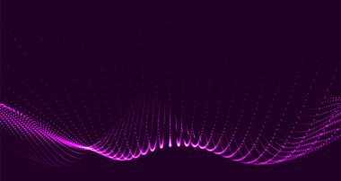 Abstract futuristic background. Big data visualization. Network connection. Data transfer. Vector illustration. 3d rendering.