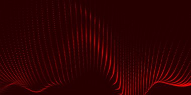 Abstract futuristic background. Big data visualization. Network connection. Data transfer. Vector illustration. 3d rendering.