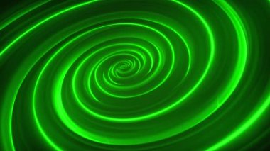 Metalik ipek su sarmalı. Çift merkezli optik illüzyon. Parçacıkların soyut dijital dalgası. Girdap. Sıvı girdap. Kusursuz döngü. Hareketli arka plan animasyonu. 4K