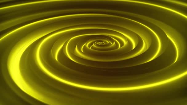 Espiral Agua Seda Metálica Ilusión Óptica Concéntrica Punto Abstracto Onda — Vídeos de Stock