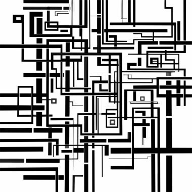 Teknoloji geçmişi. Soyut dijital çizim. Vektör bağlantısı kavramı. Elektronik yuvarlak tasarım. Modern soyut çizgiler ve noktalar. Kusursuz vektör arkaplanı