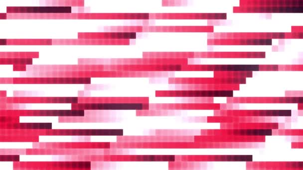 Geanimeerde Horizontale Lijn Achtergrond Bewegende Horizontaal Gloeiende Kleurrijke Lijnen Abstracte — Stockvideo
