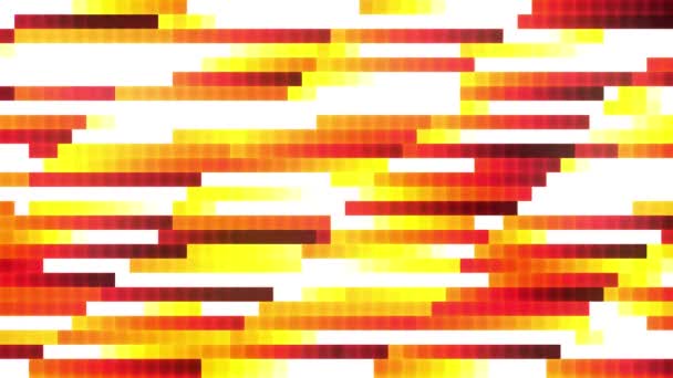 Анимированный Горизонтально Линии Фона Перемещение Горизонтально Светящихся Красочных Линий Абстрактный — стоковое видео