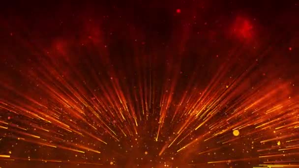 Technology Background Abstract Animated Background Glowing Particles Movement Bright Dots — Stock Video