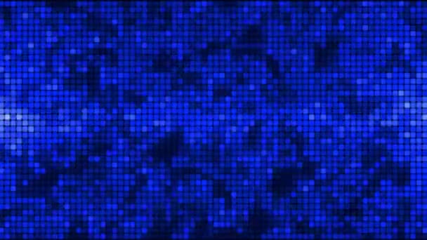 Skutečné Animované Bezproblémové Abstraktní Pozadí Modrých Čtverců Abstraktní Pozadí Přechodu — Stock video