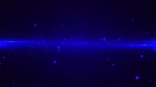 입자의 추상적인 디지털 루프에서 렌더링 애니메이션 — 비디오