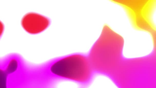 ファンタジーブラーカラフルな背景 カラーボケオーバーレイ背景 抽象的なメッシュバックグラウンドフロースローモーション輝く要素構造 — ストック動画