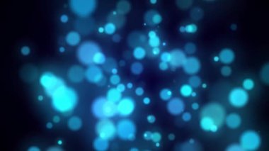 Kusursuz döngü çemberi Bokeh ışıkları arka plan. Işık sızıntısı fişeklerinden arındırılmış. Soyut örgü arka plan akışı yavaş çekim parlayan element yapısı. 4K Görüntü Canlandırması