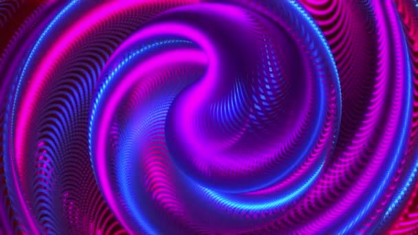 Різнокольоровий Геометричний Абстрактний Фон Абстрактне Коло Спірального Скрученого Фону Абстрактна — стокове відео