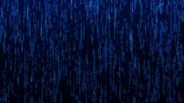 Mavi karelerin kusursuz ve soyut arkaplanı. Soyut eğim arkaplanı. Web tasarımı için arka plan. Küçük kare basit bilgisayar mozaiği blokları. Kusursuz döngü. 4k animasyon