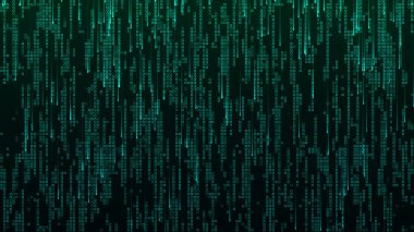 Yeşil karelerin kusursuz ve soyut arkaplanı. Soyut eğim arkaplanı. Web tasarımı için arka plan. Küçük kare basit bilgisayar mozaik blokları. 3d oluşturma