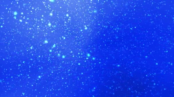 Світло Блакитне Кільце Боке Абстрактному Тлі Абстрактна Ілюстрація Різнокольоровими Формами — стокове відео