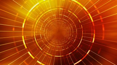 Soyut dijital arkaplan. Büyük veri görselleştirmesi. Renkli parçacıklardan oluşan dairesel fantezi çemberi, güzel renk sarmalı, zarif parçacık arkaplanı. 4k