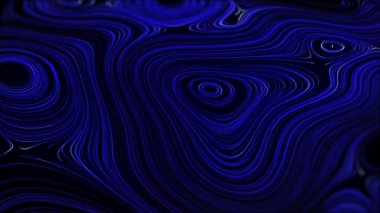 3 boyutlu topografik harita arkaplan kavramı. Soyut topografik harita arkaplanı. Contour haritası. Vadiler ve dağlar. Coğrafya konsepti. Dalgalı bir arka plan. Animasyon topoğrafyası. 3 boyutlu görüntüleme. 4K canlandırması