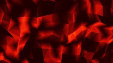 Noktaları ve çizgileri birleştiren soyut bir arkaplan. Ağ bağlantısı yapısı. Geometrik üçgen arka plan. Veri teknolojisi ve bilimsel çizim. Dokuma efekti. 3D görüntüleme. Canlandırma 4K.