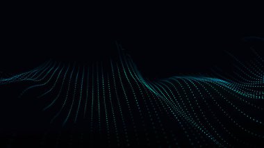 Geleceğin altıgen arka planı. Gelecekçi bal peteği konsepti. Soyut dalga. Siyah ve beyaz geometrik arka plan. 3d vektör illüstrasyonu.