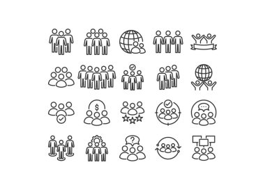 insan simgeleri, topluluk, insan kaynakları, takım, 