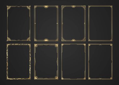 Sanat deco biçiminde geometrik sınır