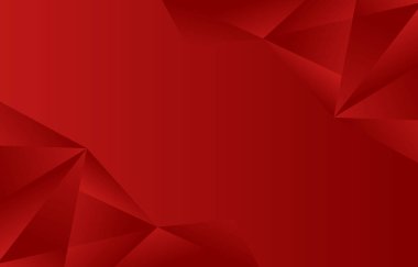 Subtle Abstract Red Polygonal Gradient Background Concept