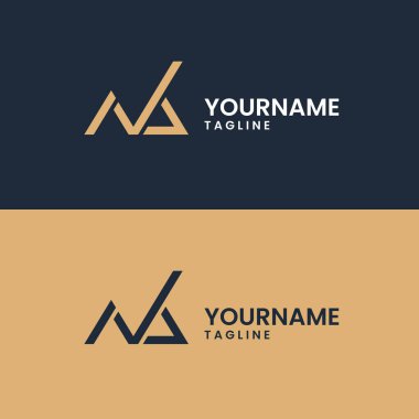 Harf NMA Logo Tasarım Şablonu