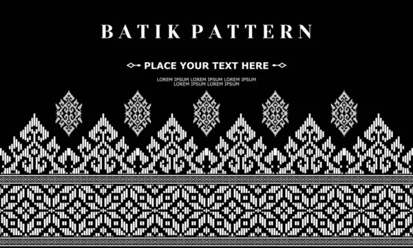 vektör lüksü ve geleneksel batik süs deseni