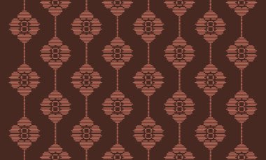 songket pattern background, traditional design pattern vectorn clipart