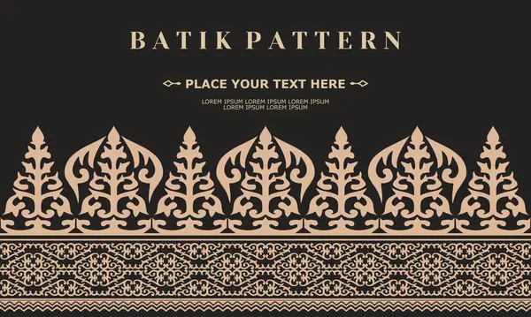 süsleme vektör deseni geleneksel tasarım batik deseni