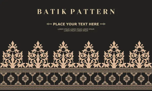 süsleme vektör deseni geleneksel tasarım batik deseni