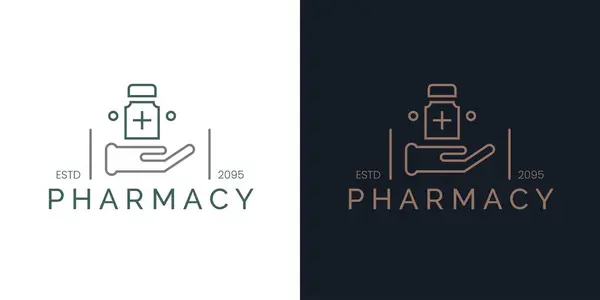 Eczane Logosu Tasarım Eleman Şablonu