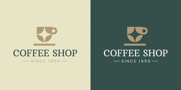 Kafe logosu şablonları