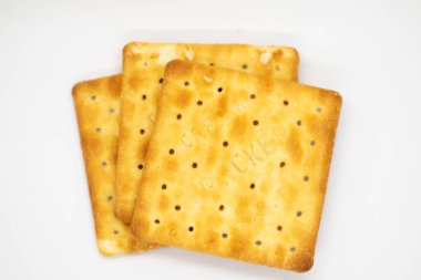 Beyaz arka plan üzerinde izole bisküvi