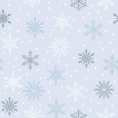 Kar taneleriyle ışık deseni. Kar taneleriyle vektör arkaplanı.